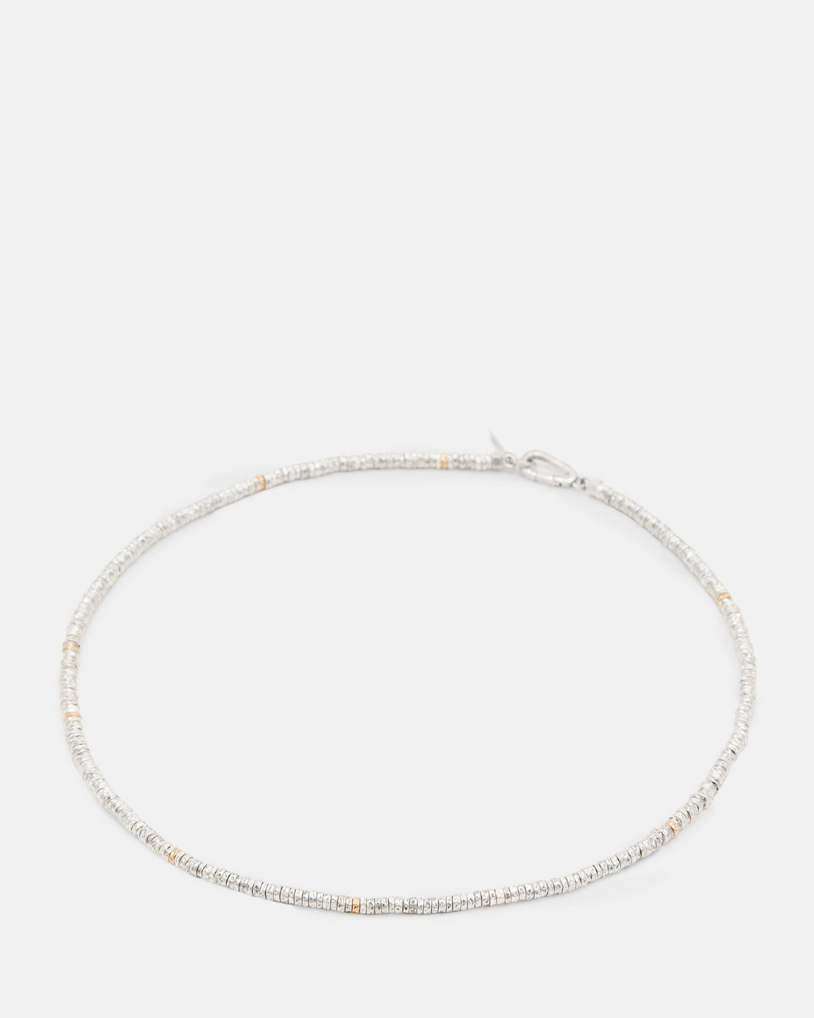 Colton Beaded Necklace WRM SLVER/WRM BRAS | ALLSAINTS US | AllSaints US
