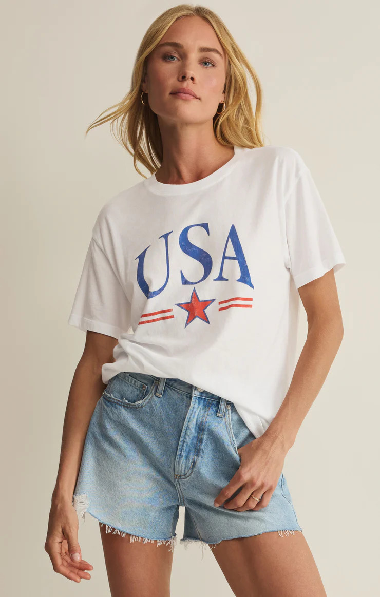 USA Star Boyfriend Tee | Z Supply