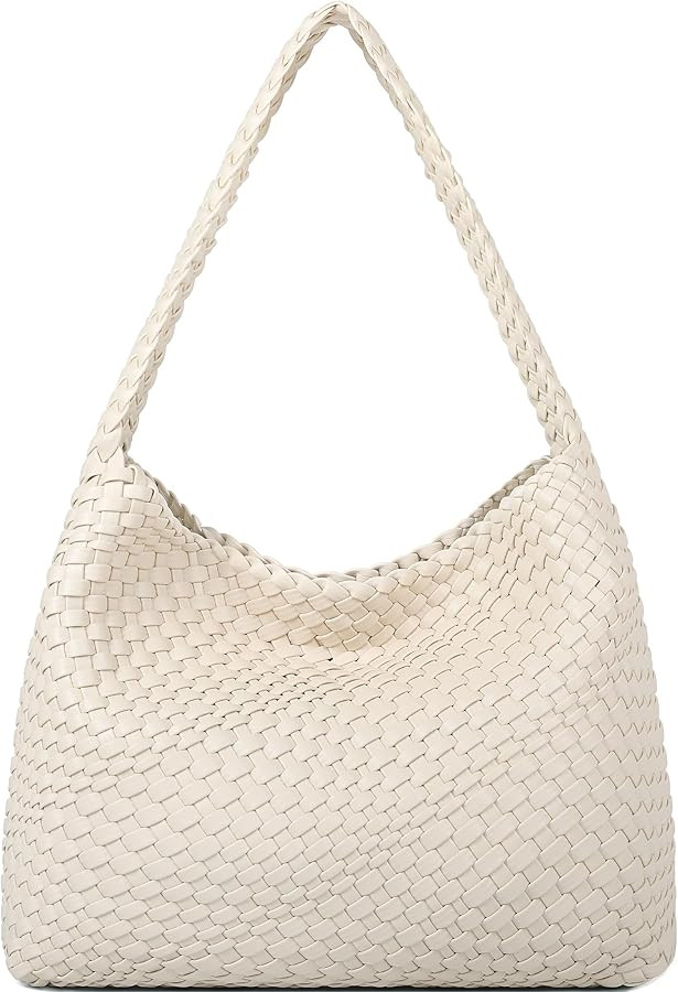 Queenoris Fashion Hobo Bags for Women Top-handle Shoulder Bag Vegan Leather Purses Soft Summer To... | Amazon (US)