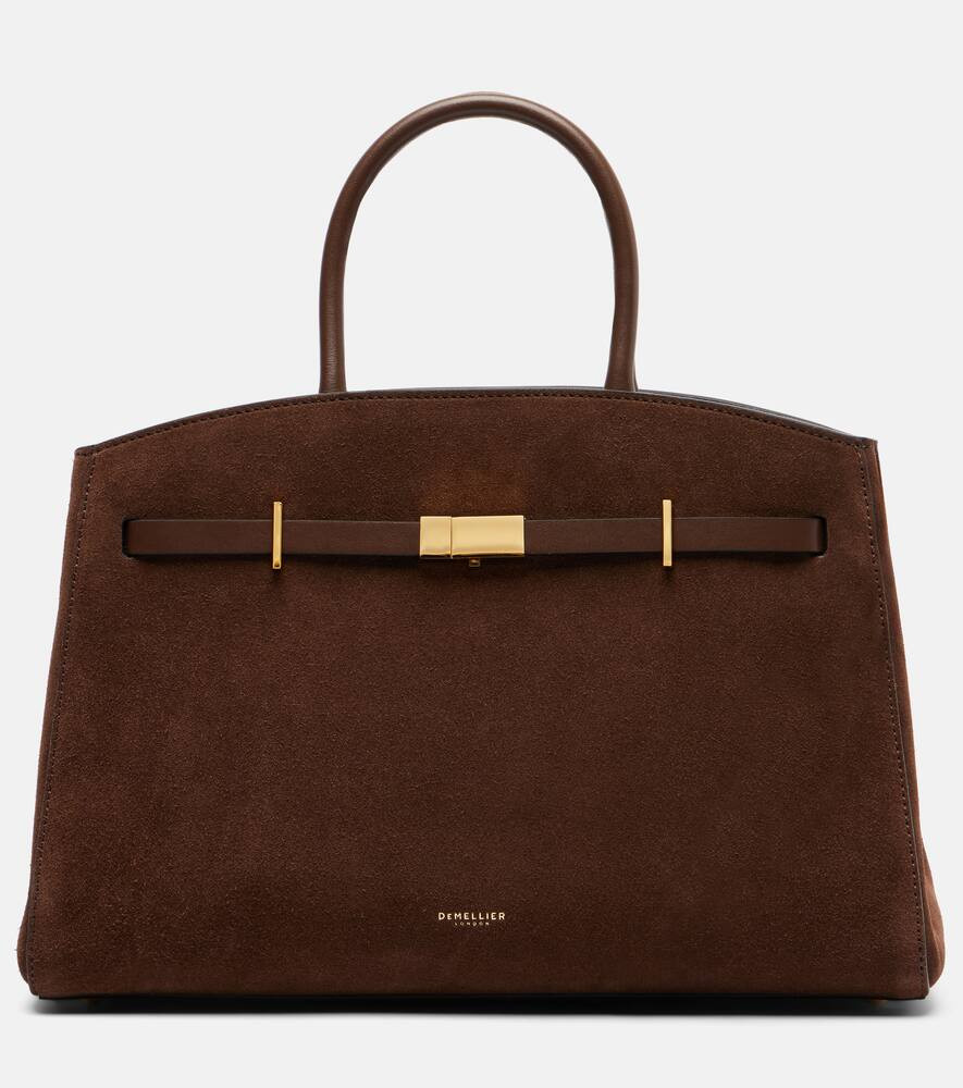 DeMellier Hudson Medium suede tote bag | Mytheresa (UK)