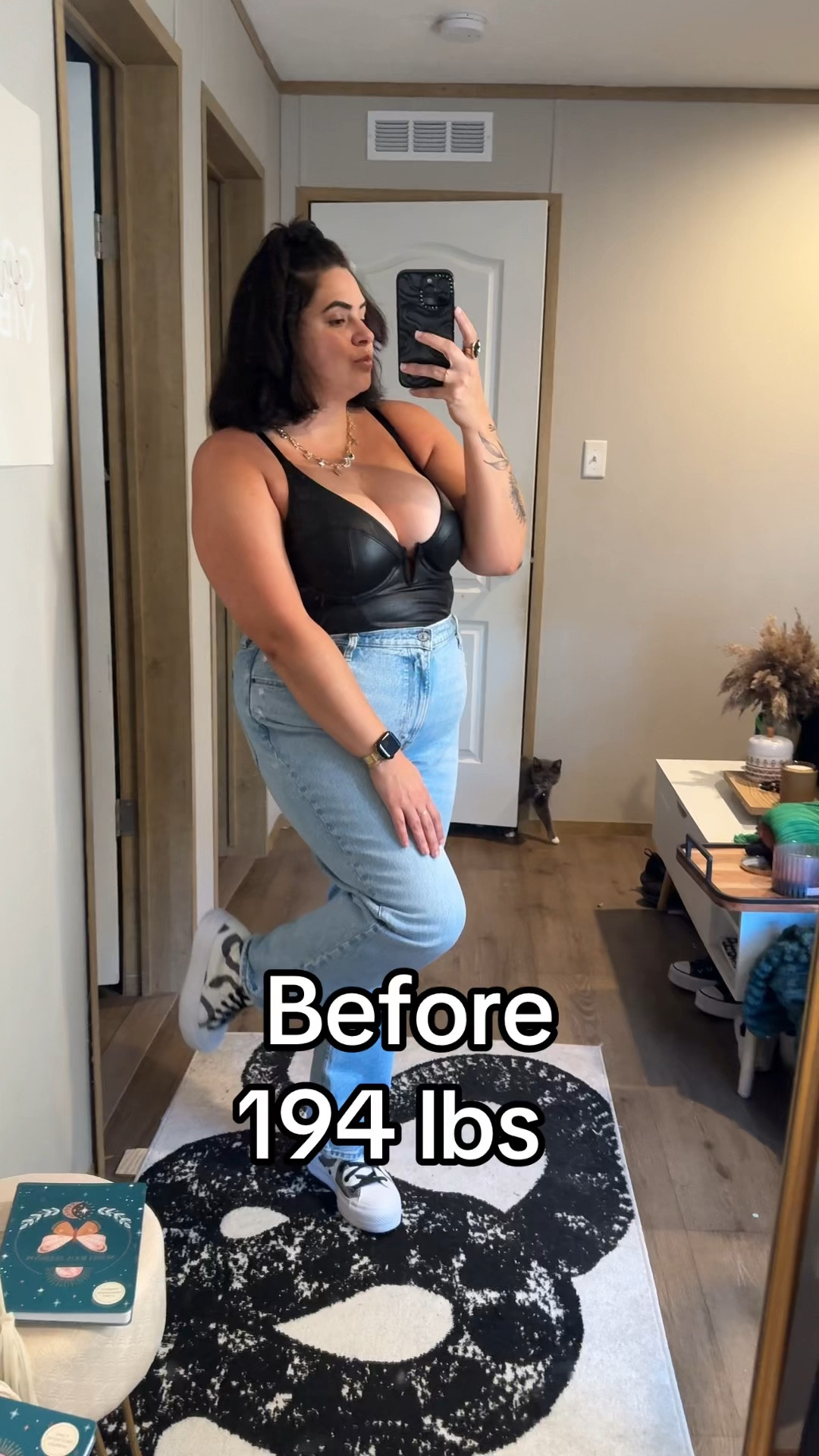 It’s wild to see how much weight I have truly lost in just 4 months! And this bodysuit is still one of my favorites even though it doesn’t fit the same anymore. 

Abercrombie jeans are on sale right now with the LTK Fall sale! 

#LTKVideo #LTKFallSale #LTKSeasonal