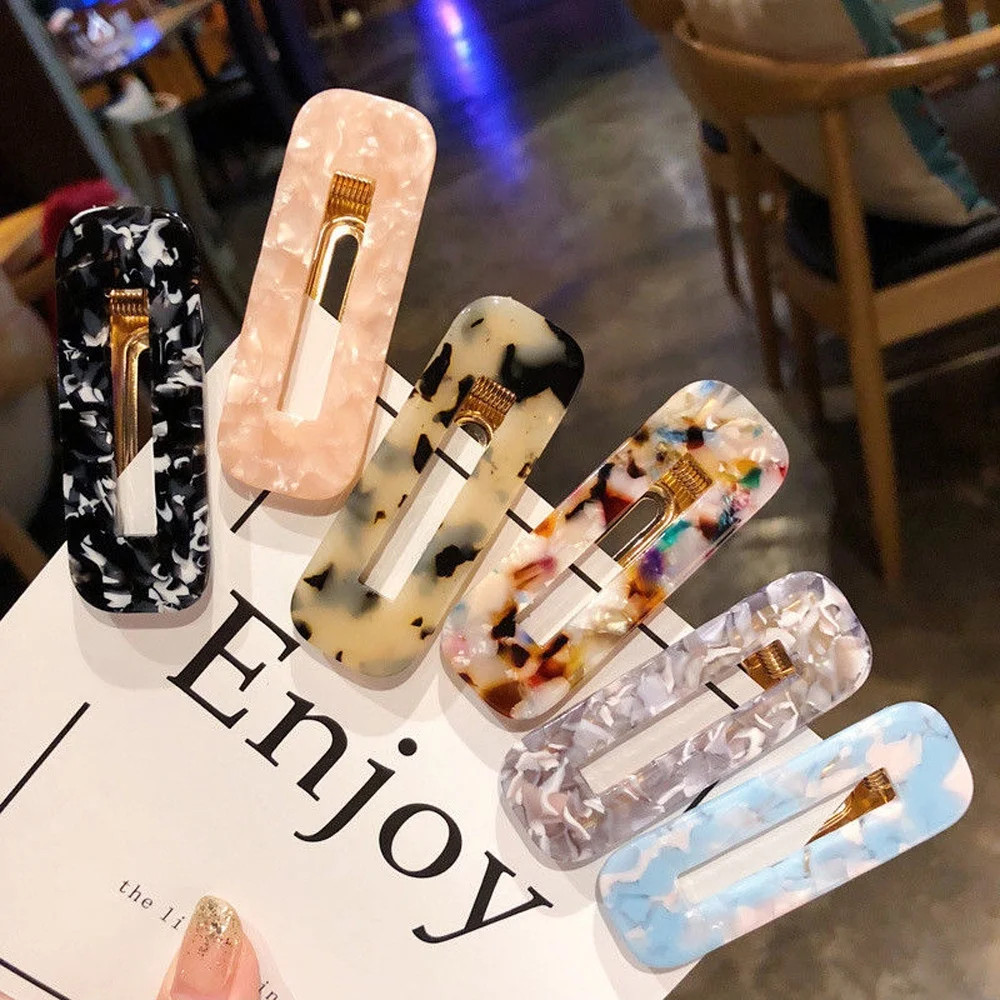 Women Vintage Leopard Hair Clip Bobby Pin Hairband Hairpin Barrette Comb Access | Walmart (US)