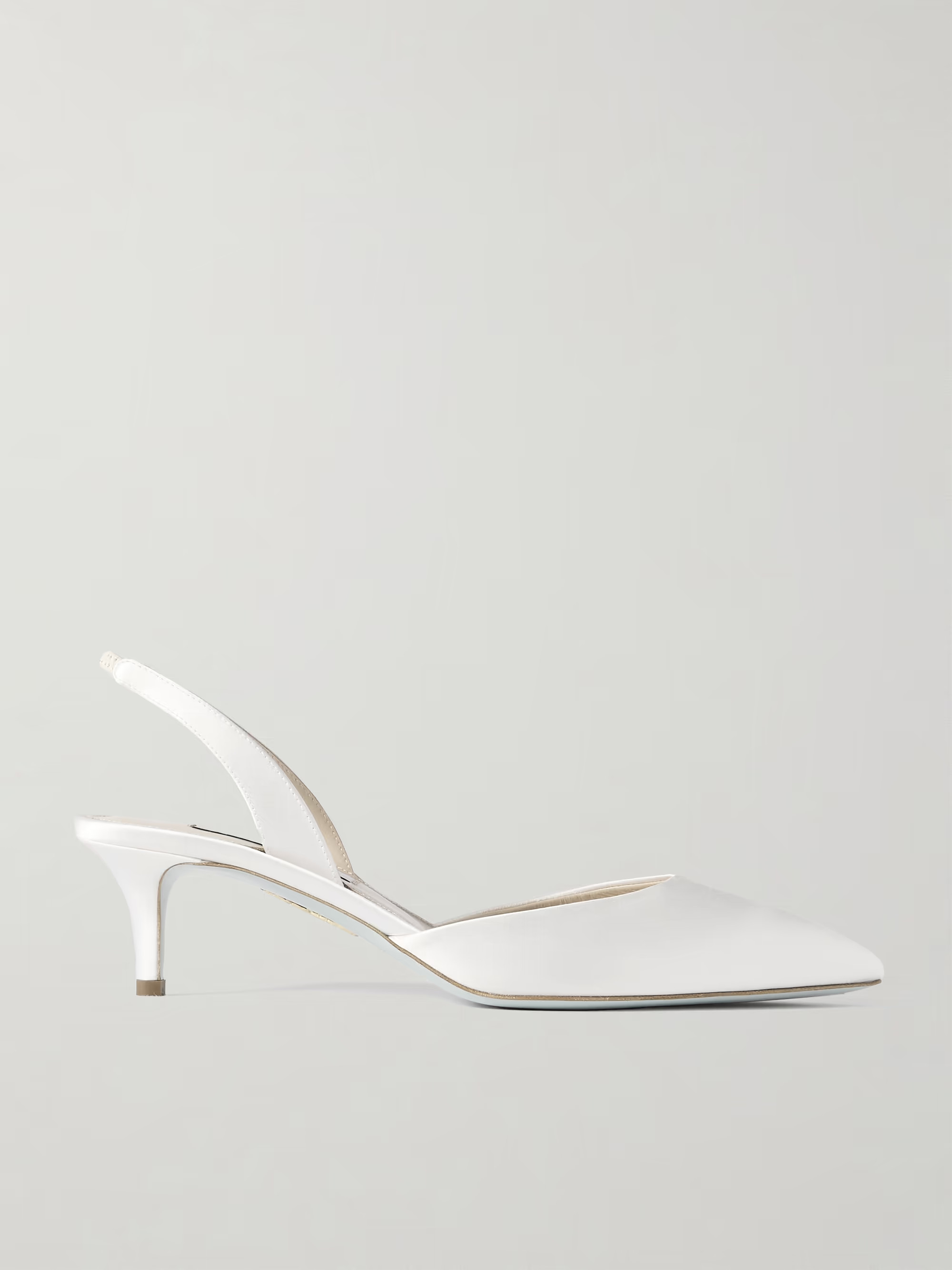 So Nude 50 satin slingback pumps | NET-A-PORTER (US)