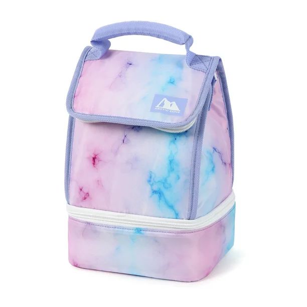 Arctic Zone Reusable Lunch Bag Plus with Microban® Protected Lining, Marble Print | Walmart (US)