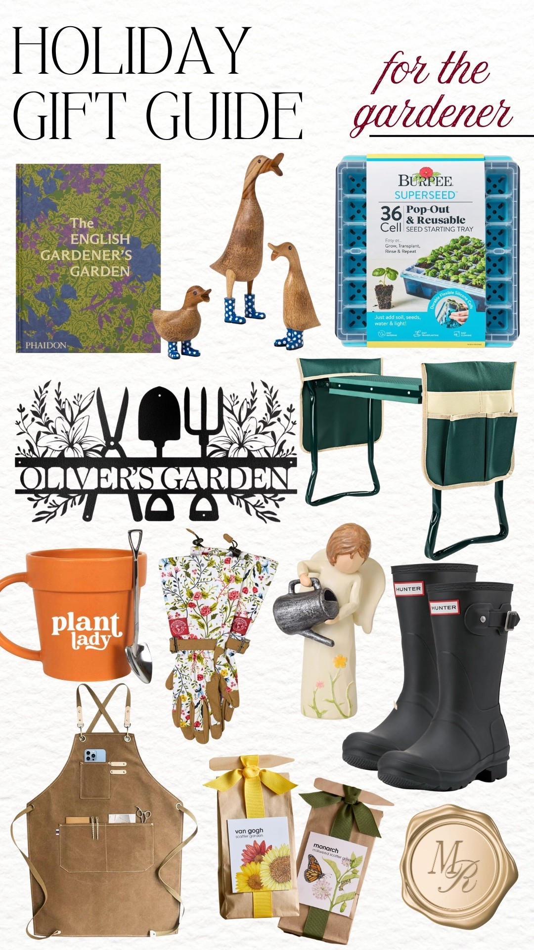 Gift guide for the gardener!

Holiday gift guide, plant lover, garden sign, gardening gifts

#LTKGiftGuide #LTKHoliday #LTKStyleTip