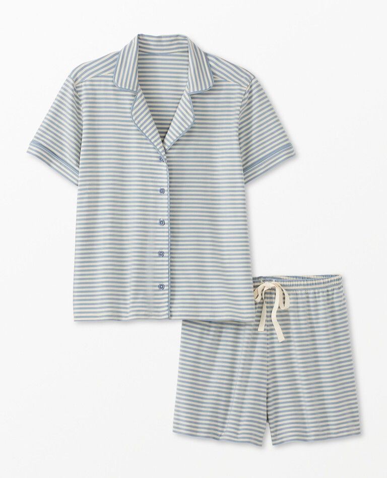 Women's Striped Short Sleeve Pajama Set in HannaSoft™ | Hanna Andersson