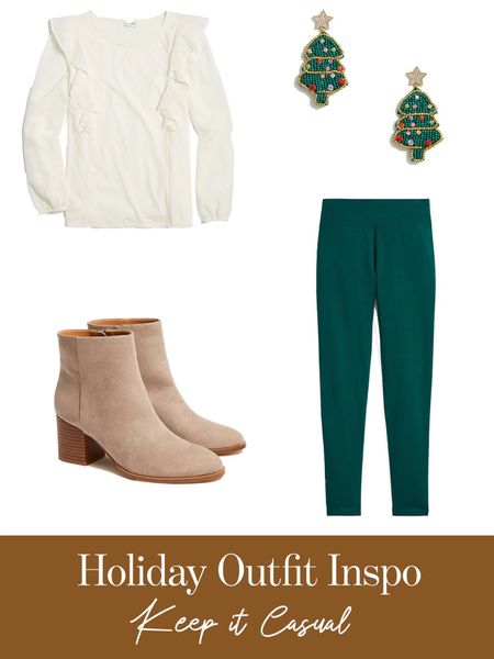 This casual holiday outfit is great for that work party or a dinner with friends! 

#LTKstyletip #LTKHoliday #LTKSeasonal