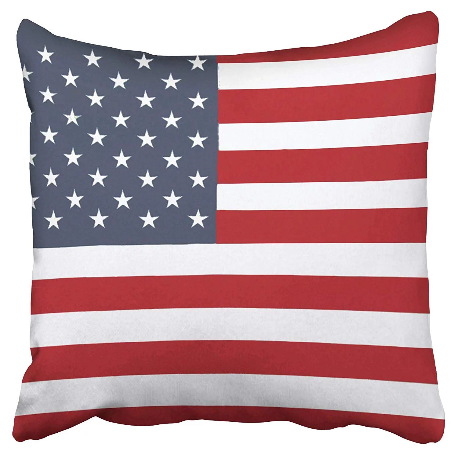 ECCOT Patriotic American Flag Red White Blue Pillow Case Pillow Cover 20x20 inch | Walmart (US)