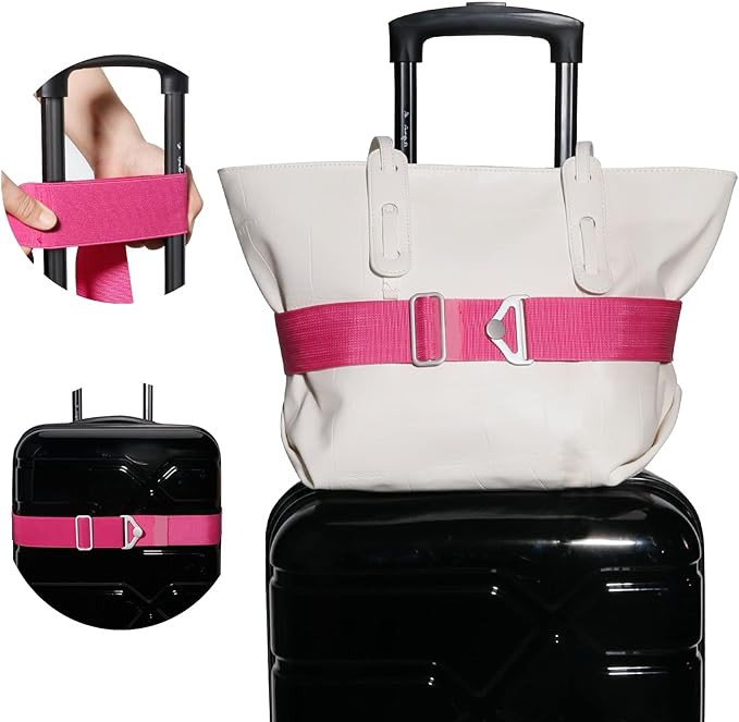 TOOVREN 2-in-1 Luggage Straps Add a Bag Bungees Travel Belt for Luggage Strap for Backpack Attach... | Amazon (US)