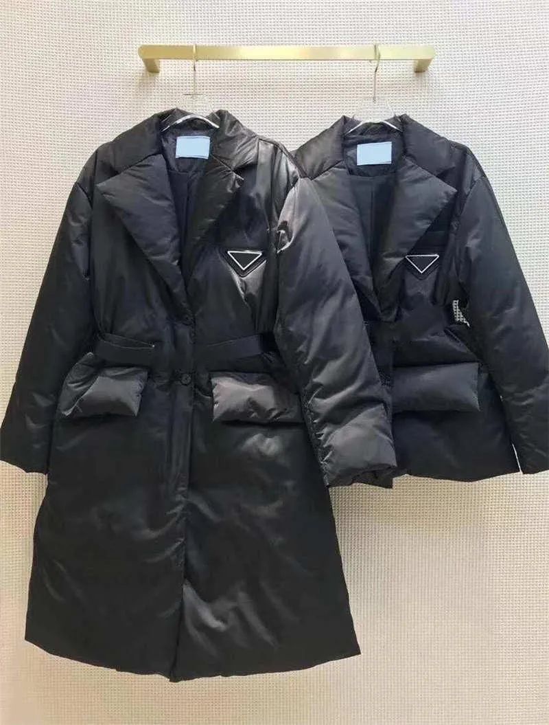 Winter Jacket Womens Down Parkas Long Coat Puffer Women Jackets With Letter Budge Warm Coats | DHGate