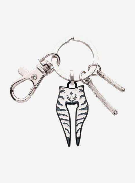 Star Wars Ahsoka Headdress and Charms Keychain | BoxLunch