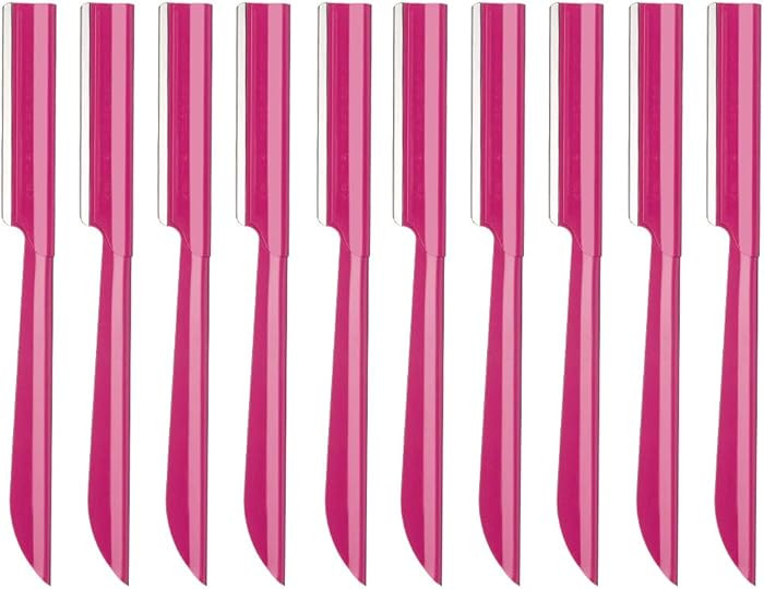 Eyebrow Trimmer, Completely Stainless Steel Eyebrow Razor Shaper for Men and Women, Grooming Shav... | Amazon (US)