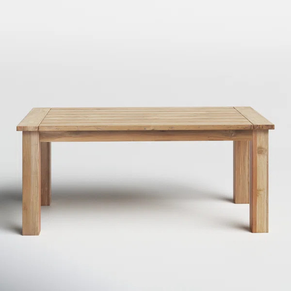 Morones Teak Outdoor Dining Table | Birch Lane