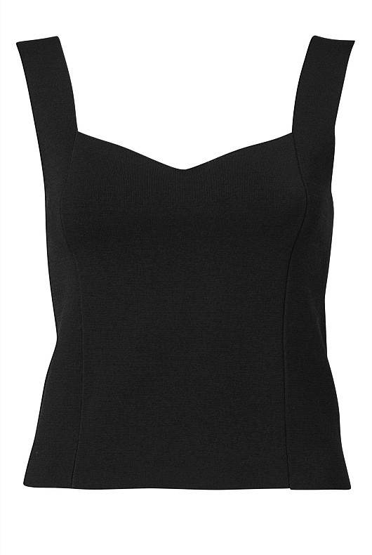 Crepe Sweetheart Milano Crop | Witchery