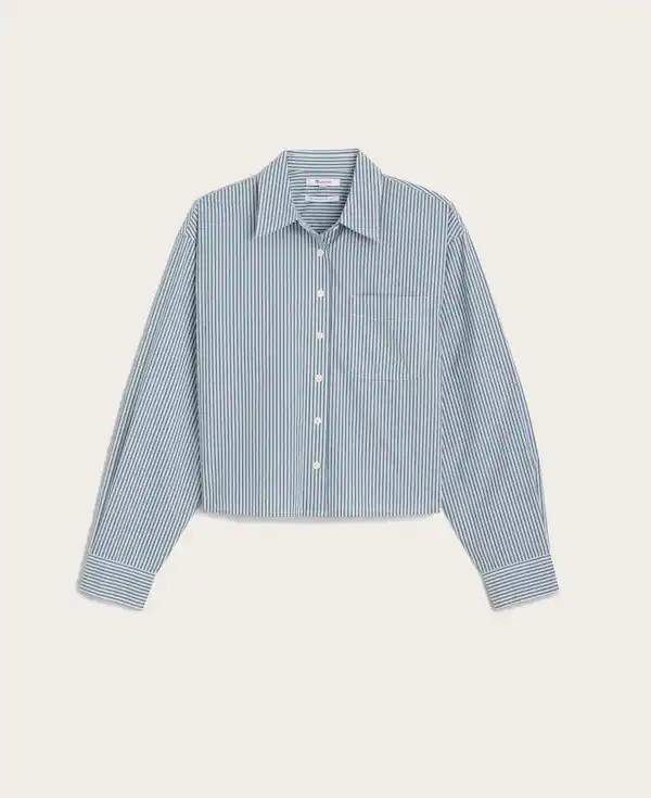 The Cropped Easy Shirt | Madewell