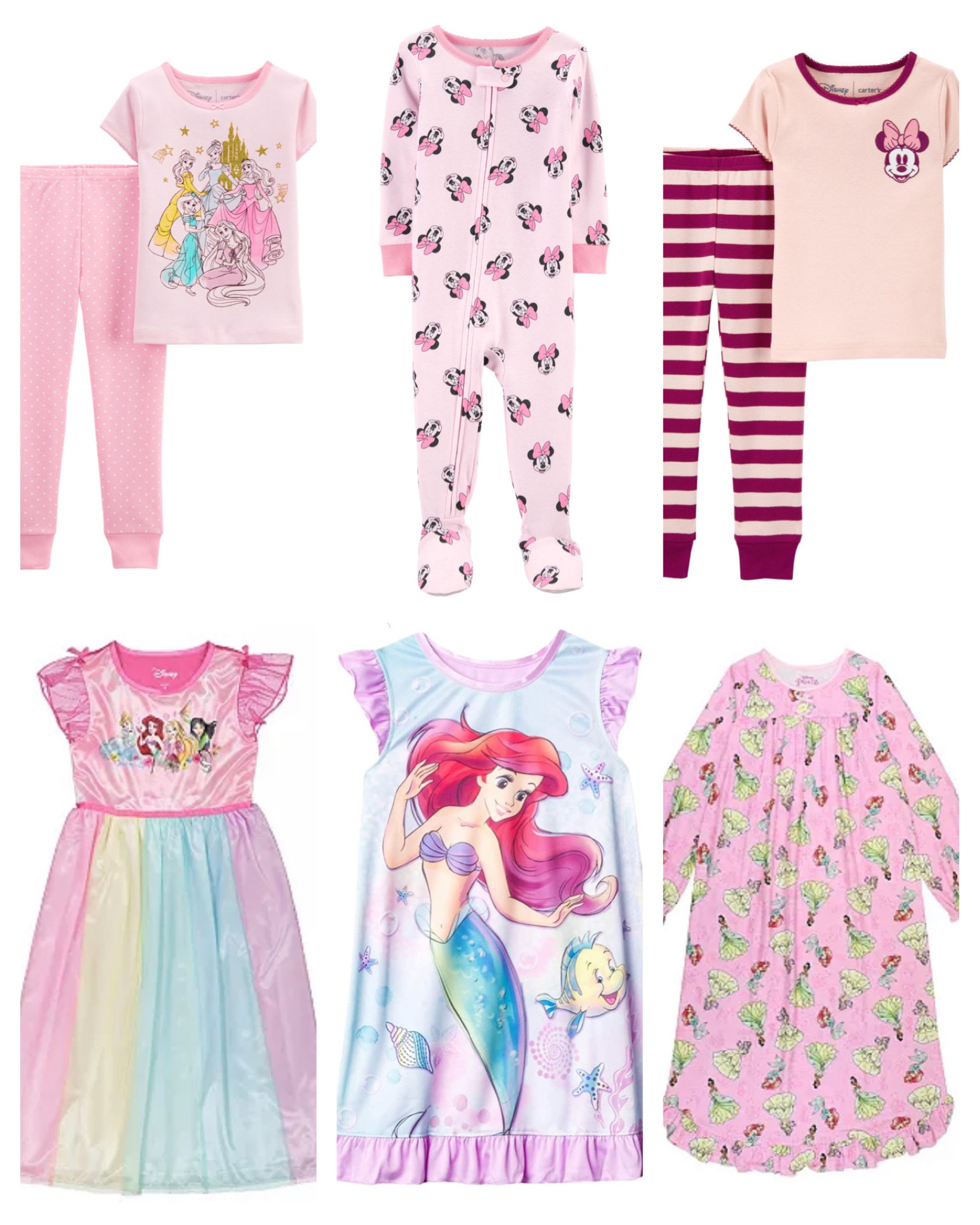 Disney princess and Minnie Mouse pajamas for toddlers 

#LTKkids #LTKfamily