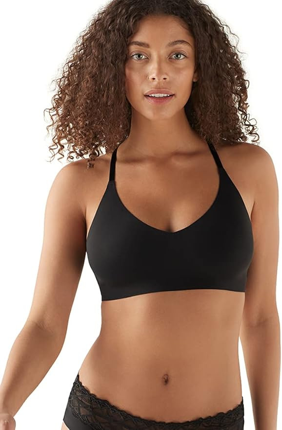 True & Co Women's True Body Triangle Lace Racerback Bra | Amazon (US)