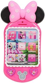 Minnie Bow-Tique Why Hello Cell Phone with Lights and Realistic Sounds for Kids, Features Minnie Mou | Amazon (US)