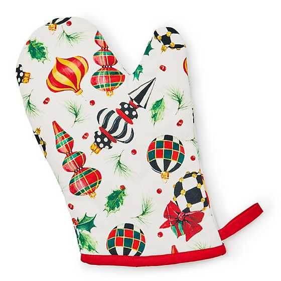Deck the Halls Oven Mitt | MacKenzie-Childs