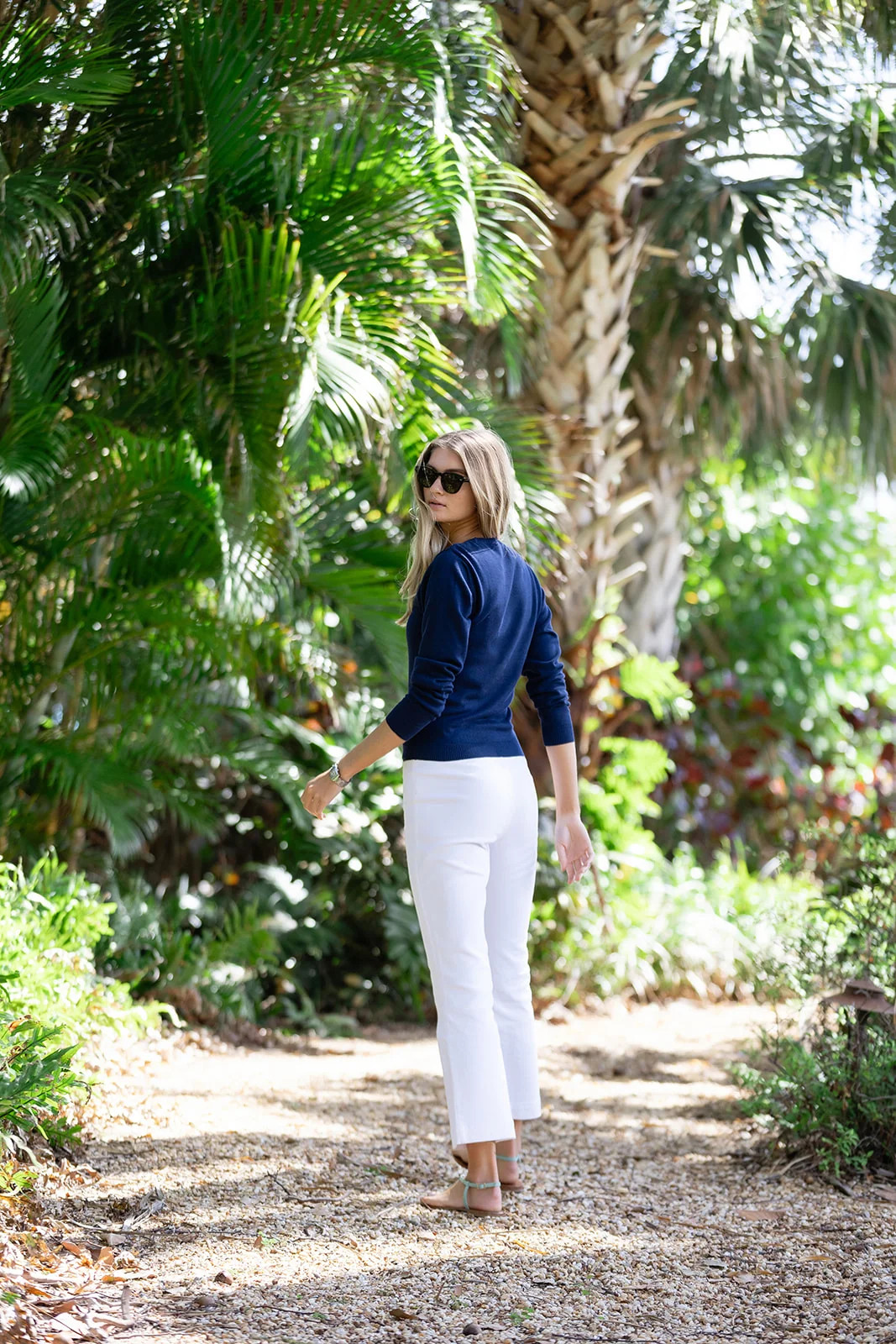 Bacall Sweater - Peacoat | Julia Amory
