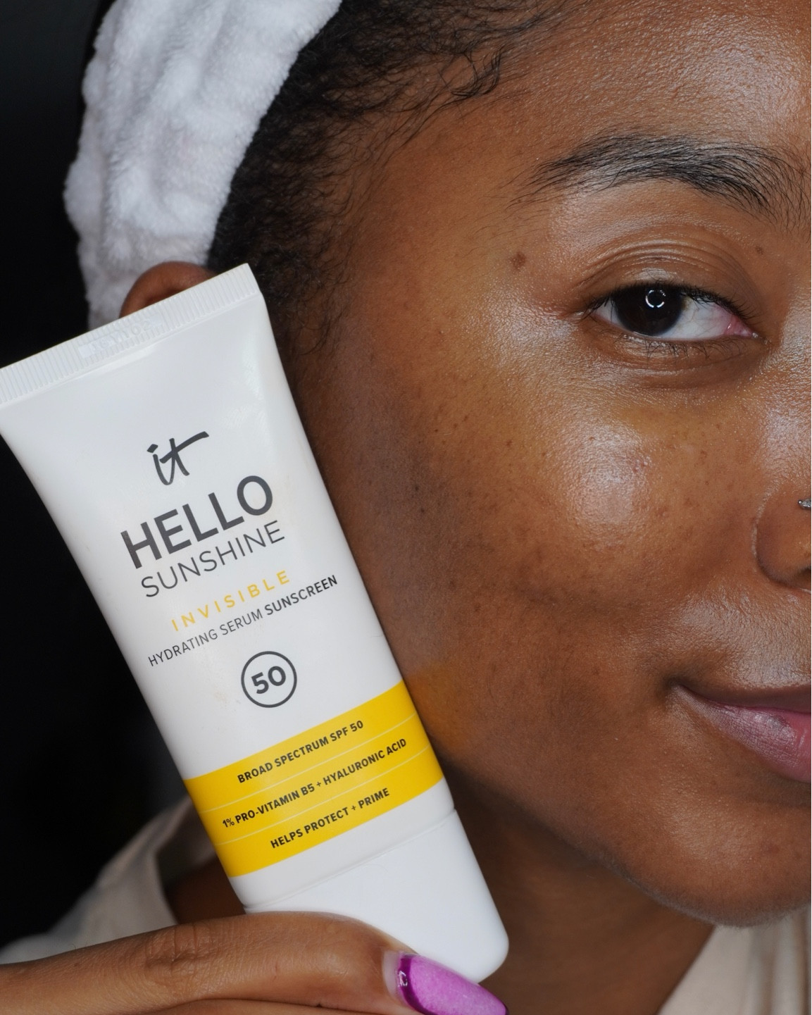 Sunscreen with no white cast - perfect for summer ☀️