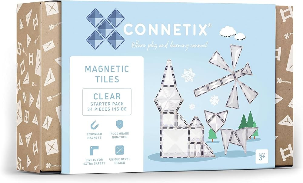 CONNETIX Clear Starter Pack, 34 Pieces | Amazon (US)