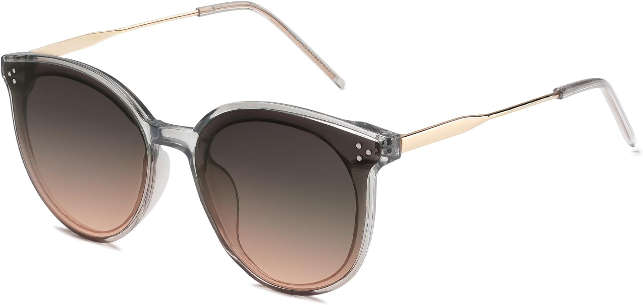 SOJOS Classic Round Sunglasses Womens Mens Trendy Oversized Shades Retro Vintage Sunnies | Amazon (US)