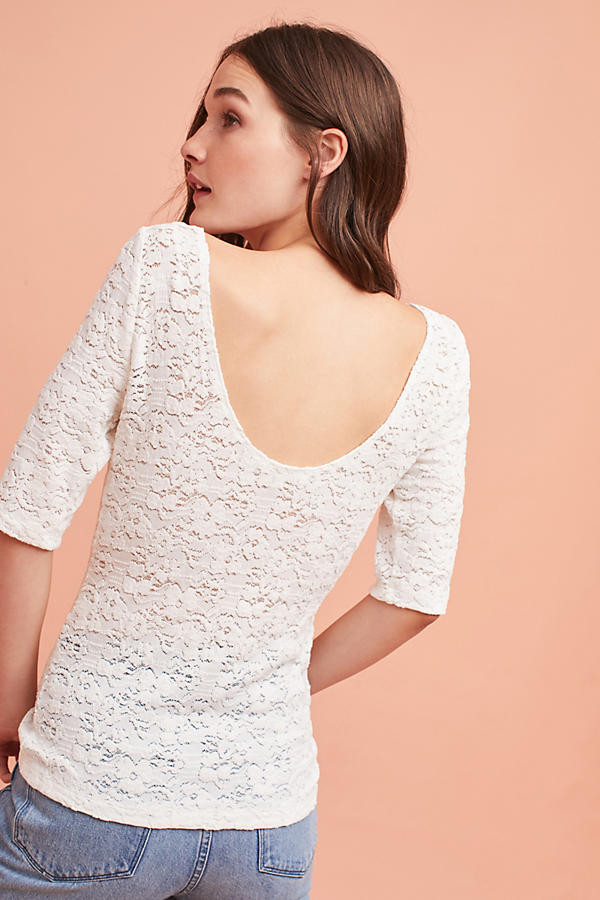 Lace Layering Tee | Anthropologie (US)