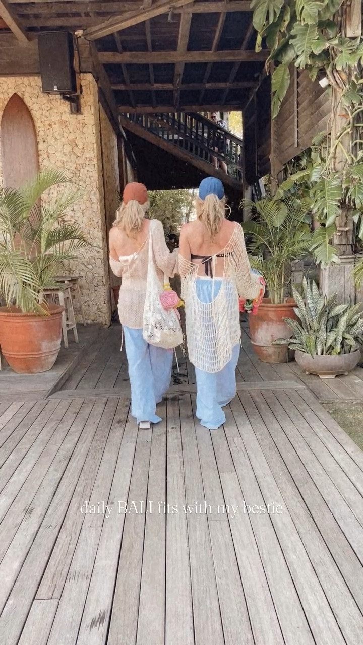 Daily bali fits. Twinning Pj oversized striped pants and crochet dresses / tops and ofcourse a cute bikini 💕💕

#LTKSeasonal #LTKSwim #LTKFestival