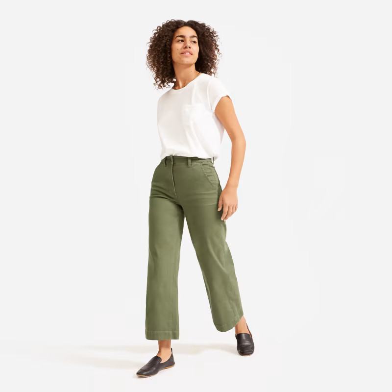 The Wide-Leg Crop Pant | Everlane