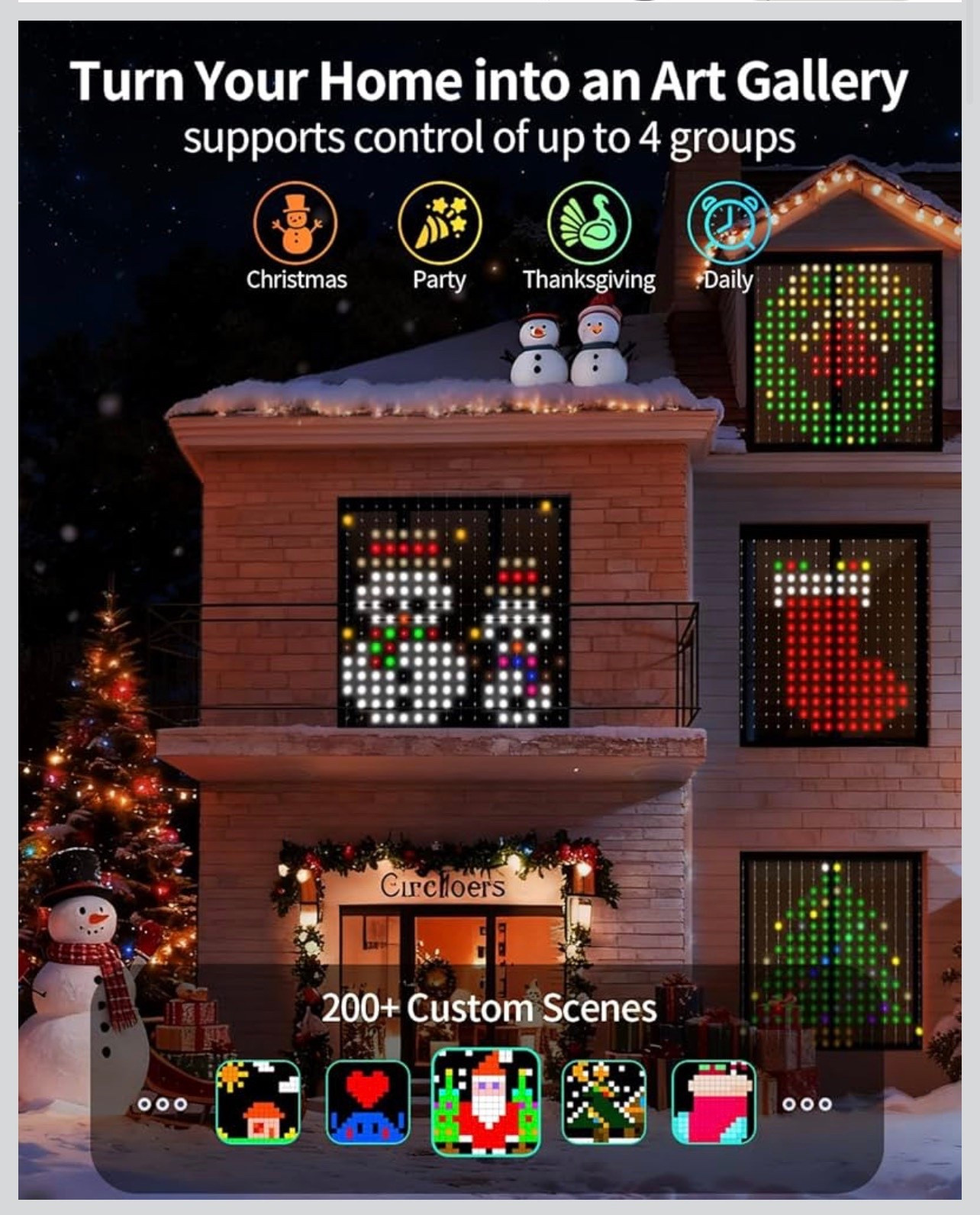 So easy to hang up and the app makes it so easy to use. I used command strips to hold it on the window. 

#LTKSeasonal #LTKCyberWeek #LTKGiftGuide