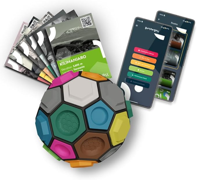 BOULDERBALL Basic 3D Climbing Ball, World Novelty, Climbing in The tiniest Space - Concentration,... | Amazon (US)