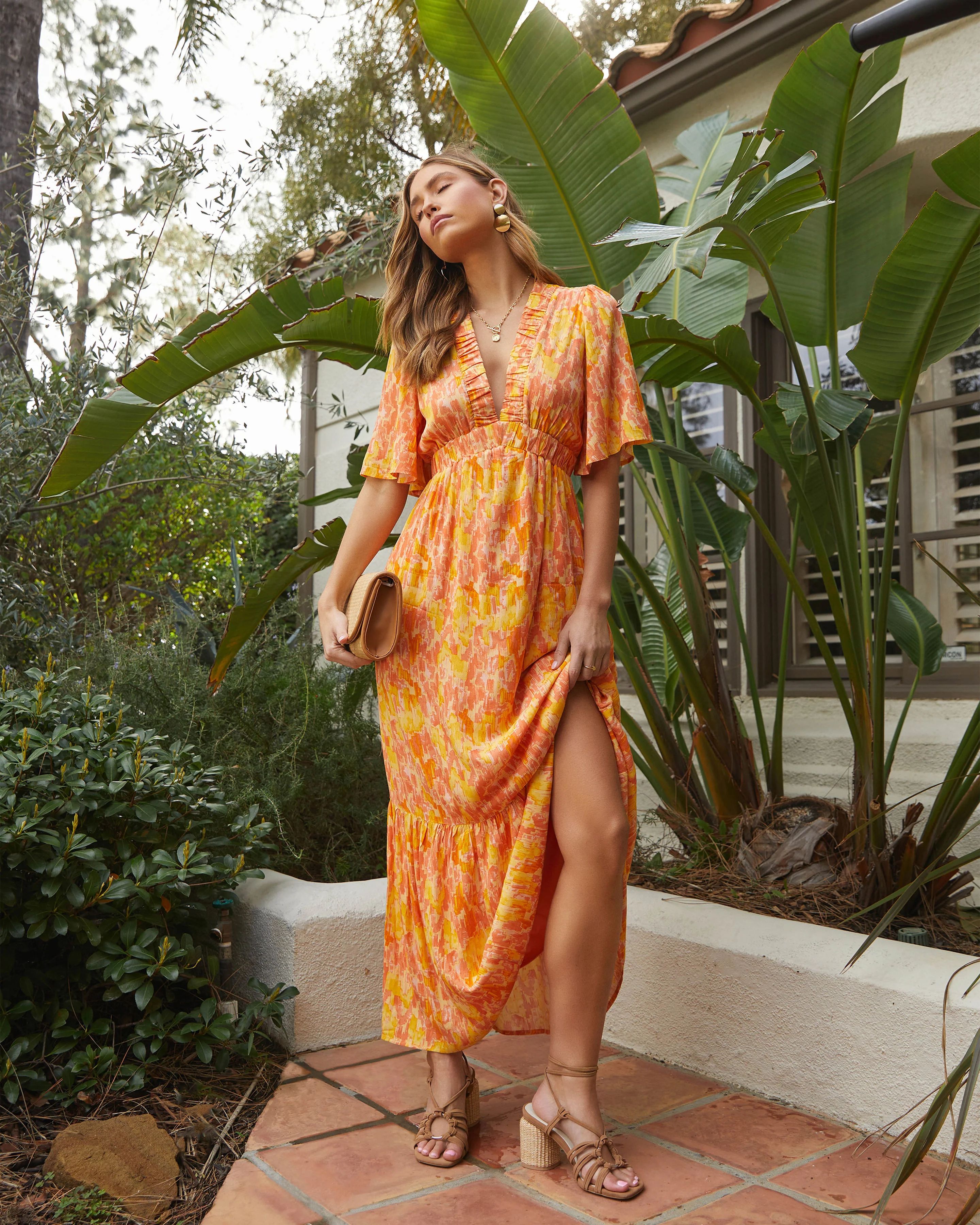Ginger Tropical Maxi Dress | VICI Collection