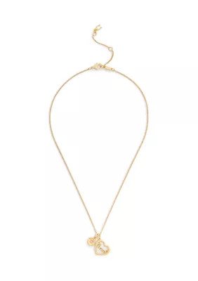 COACH Signature Heart Pendant Necklace | Belk