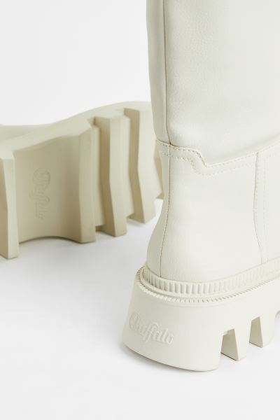 Flora Boot - Boot Flat - Cream - Ladies | H&M AT | H&M (DE, AT, CH, NL, FI)