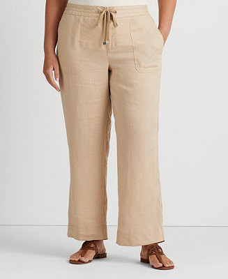 Plus-Size Wide-Leg Pants | Macy's