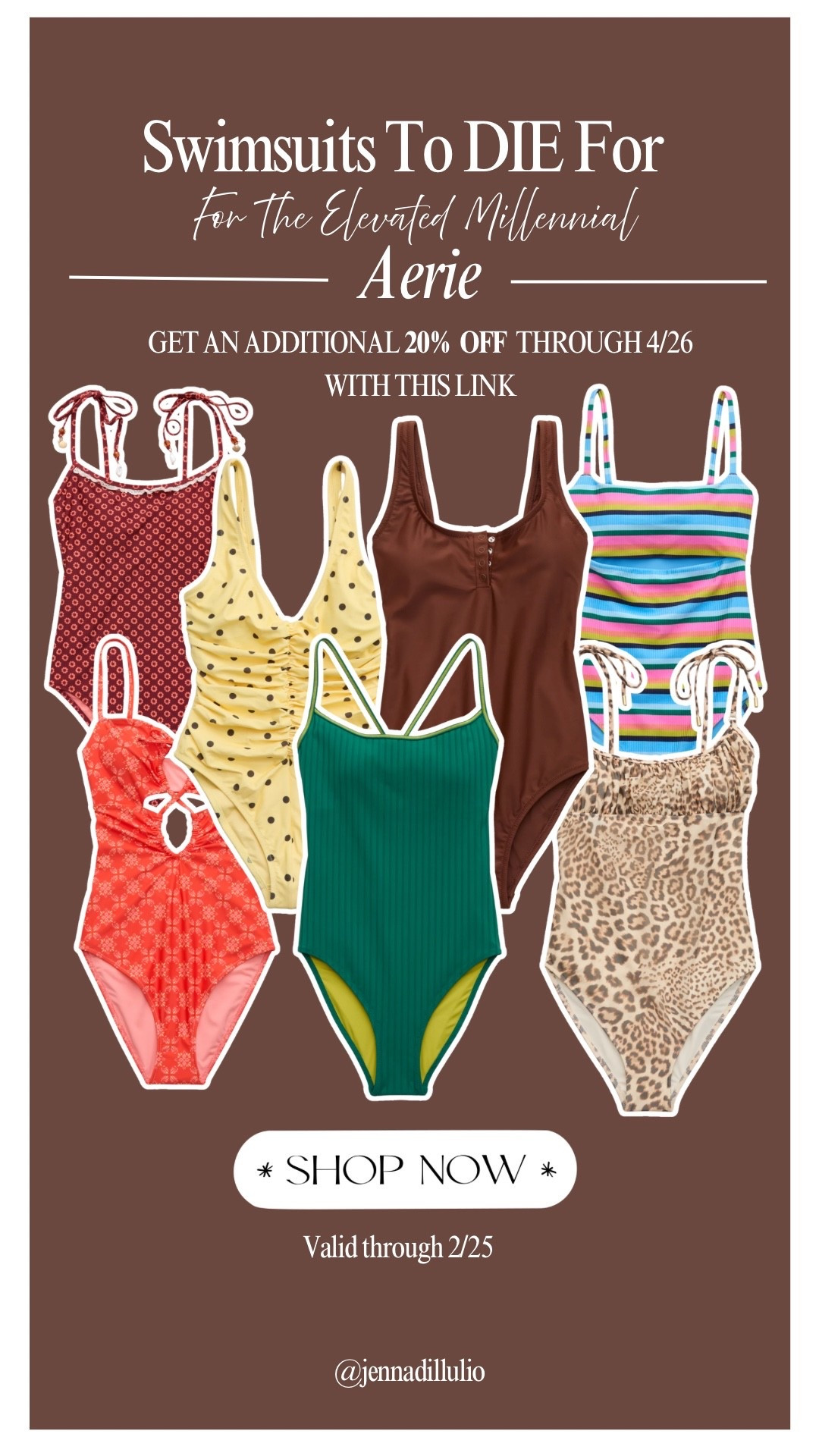 Shop this exclusive Aerie sale with this link only! These one piece swimsuits are to die for, I couldn’t pick just one! 

#LTKSaleAlert #LTKxAerie #LTKSwim