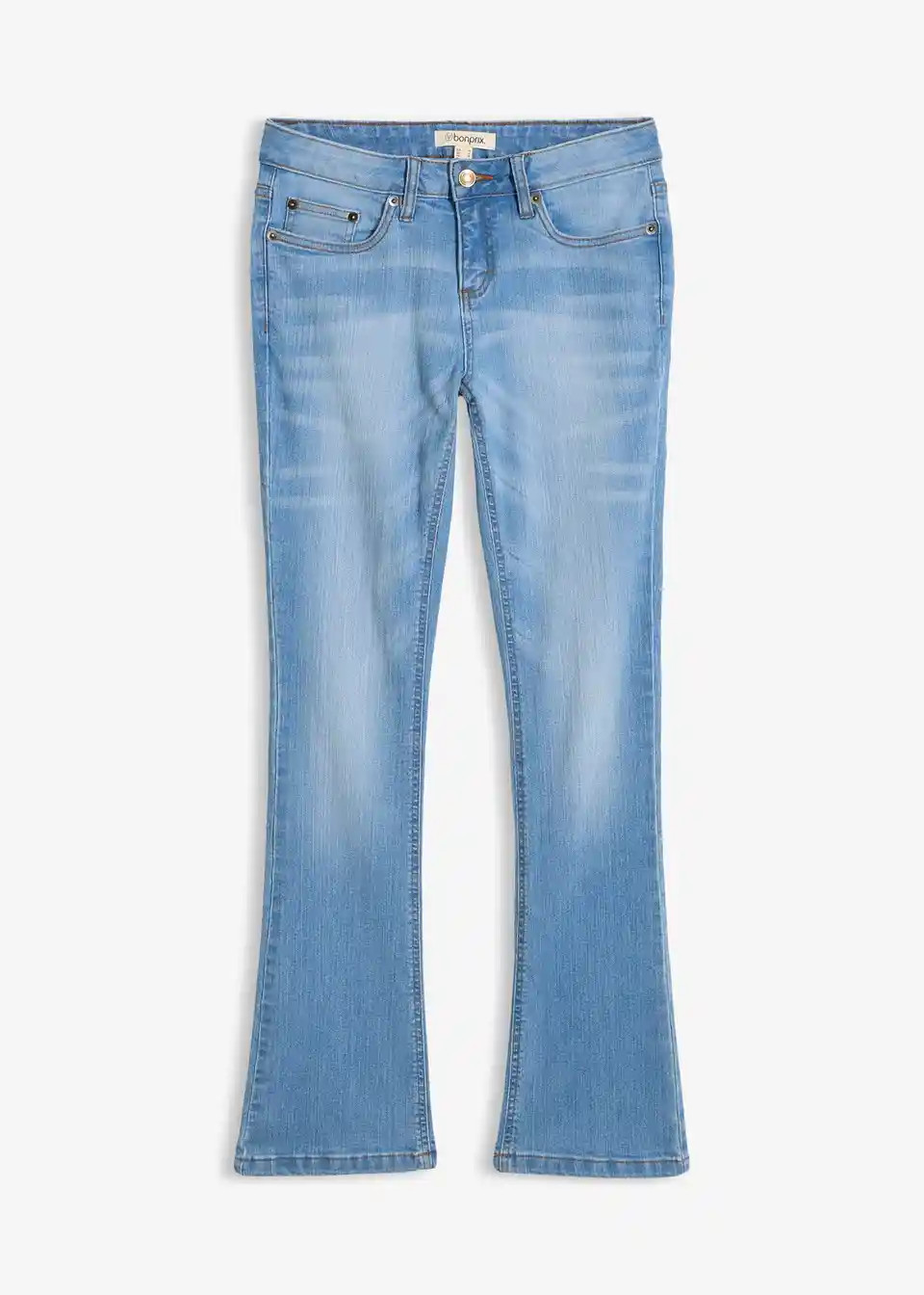 Bootcut-Jeans Mid Waist, Stretch | Bonprix DE