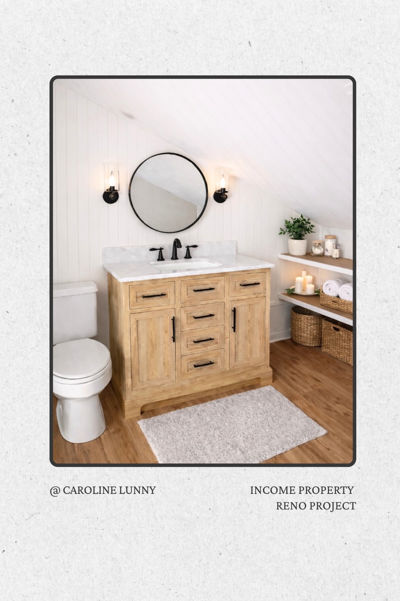 Currently renovating our income property bathroom + loving the vision for it all 

#LTKselfcare #LTKdayinmylife #LTKHome