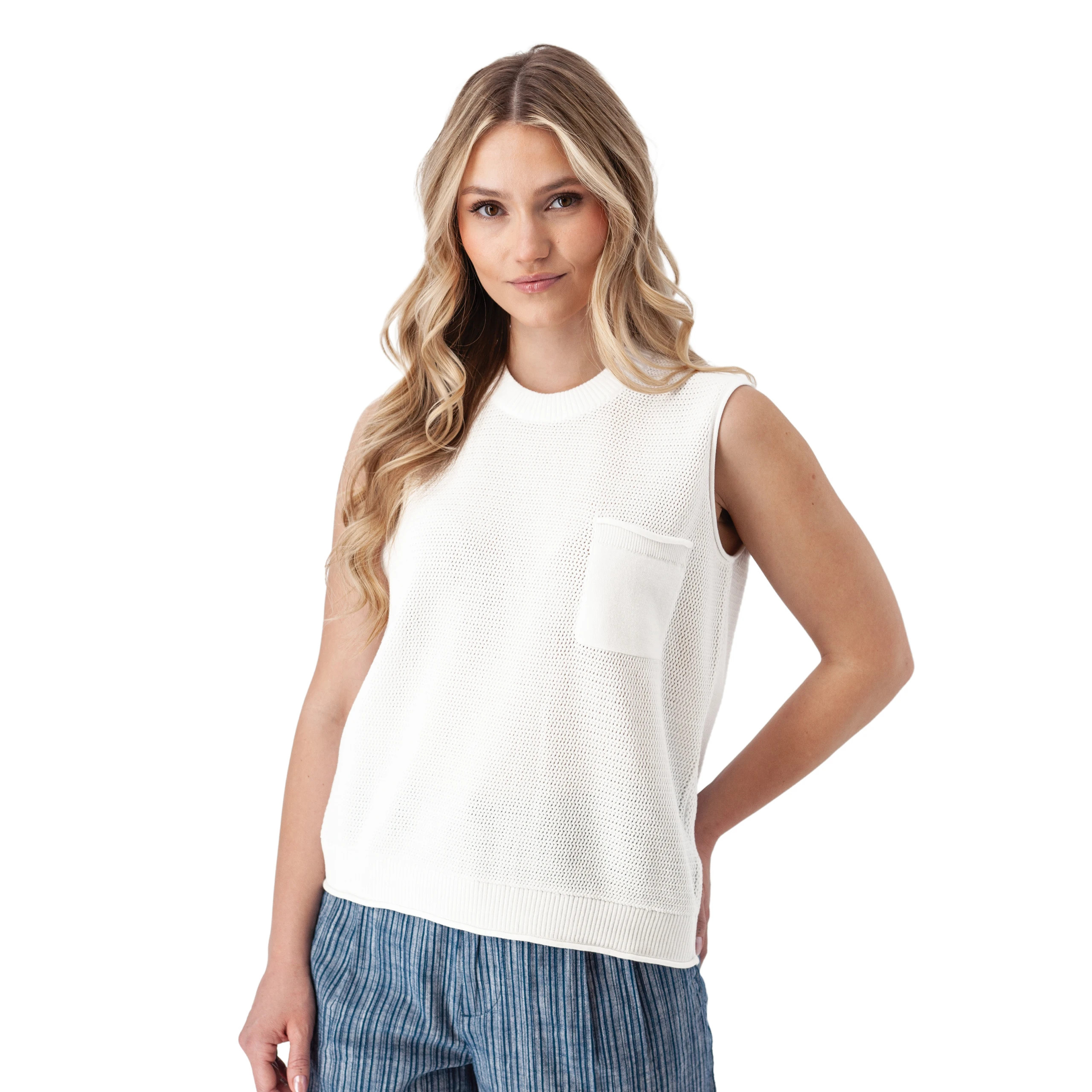 Summertime Mesh-Knit Tank | Aventura Clothing