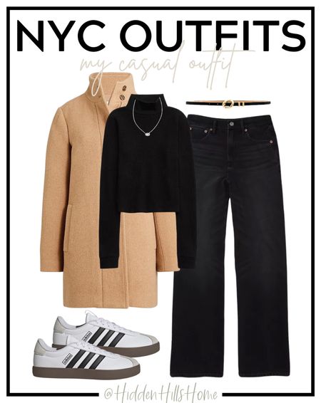Casual NYC outfit, casual winter outfit, winter coat, outfit ideas 

#LTKsalealert #LTKfindsunder100 #LTKstyletip