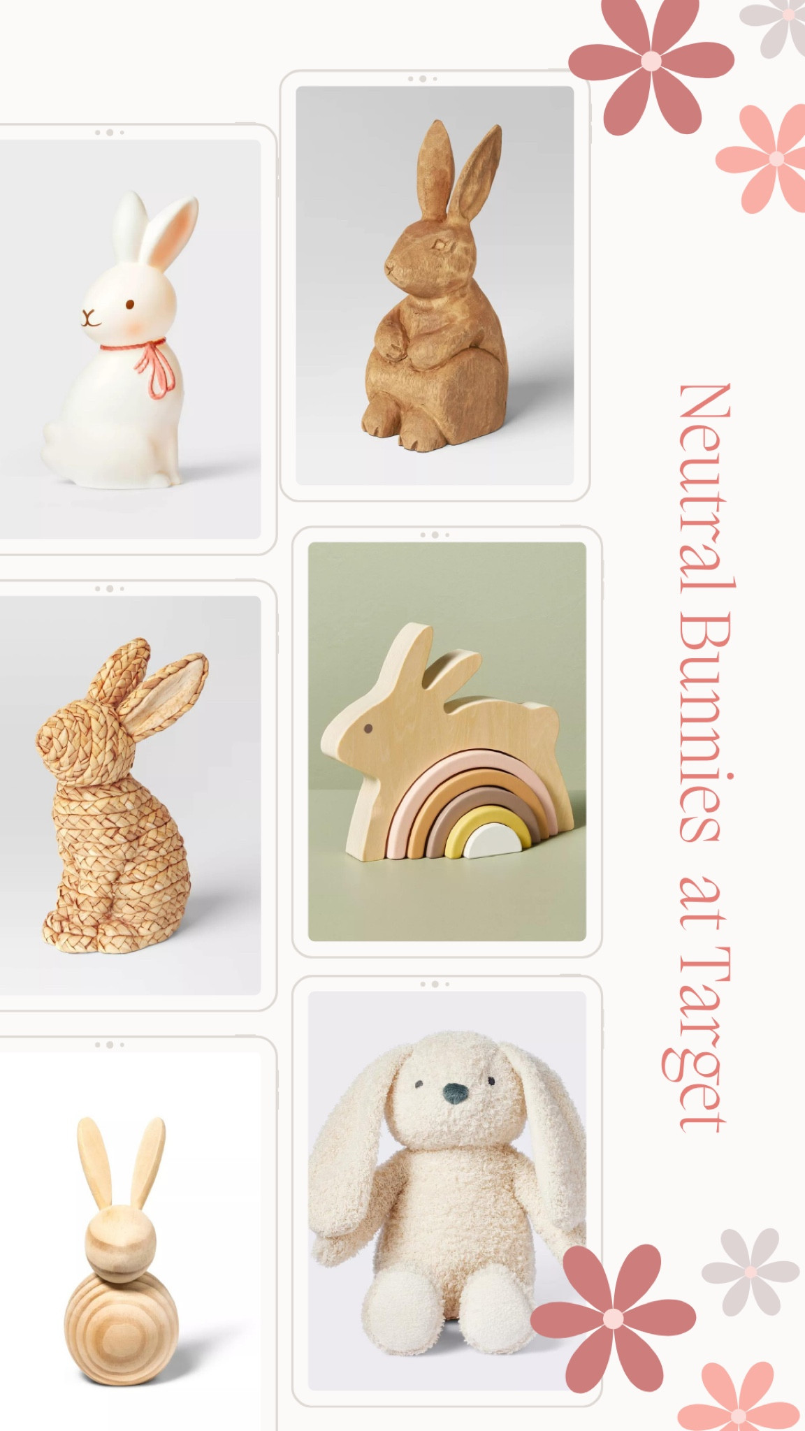 Neutral Bunnies at Target