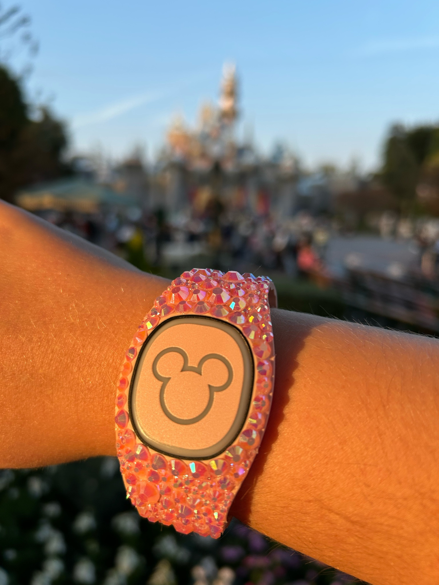 my first time bedazzling something and I think I’m obsessed! 🙈 I bedazzled my Disney Magicband+ myself with rhinestones from Amazon and I LOVE how it came out! 💖 

#LTKStyleTip #LTKTravel #LTKFamily 