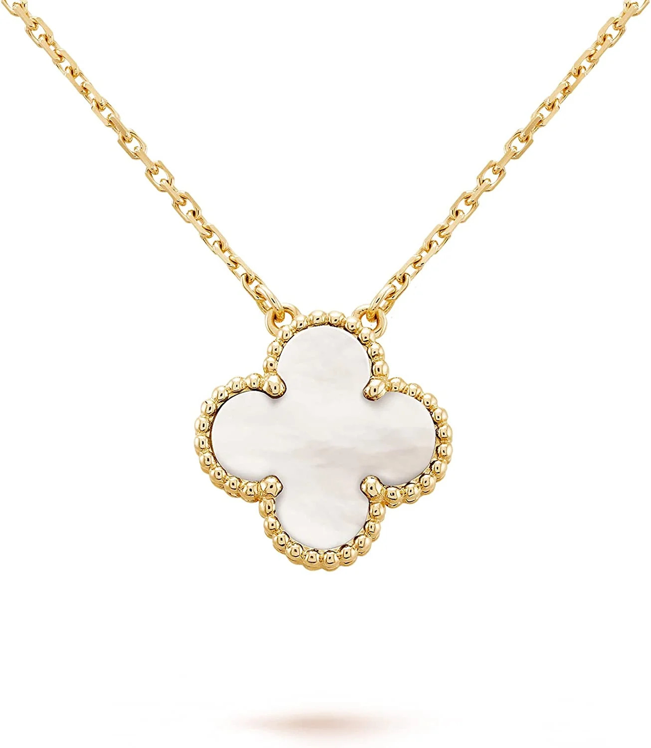 Womens Vintage Alhambra Carnelian Yellow Gold AU750 Bracelet for Women Ladies Lucky Clover Bracel... | Walmart (US)