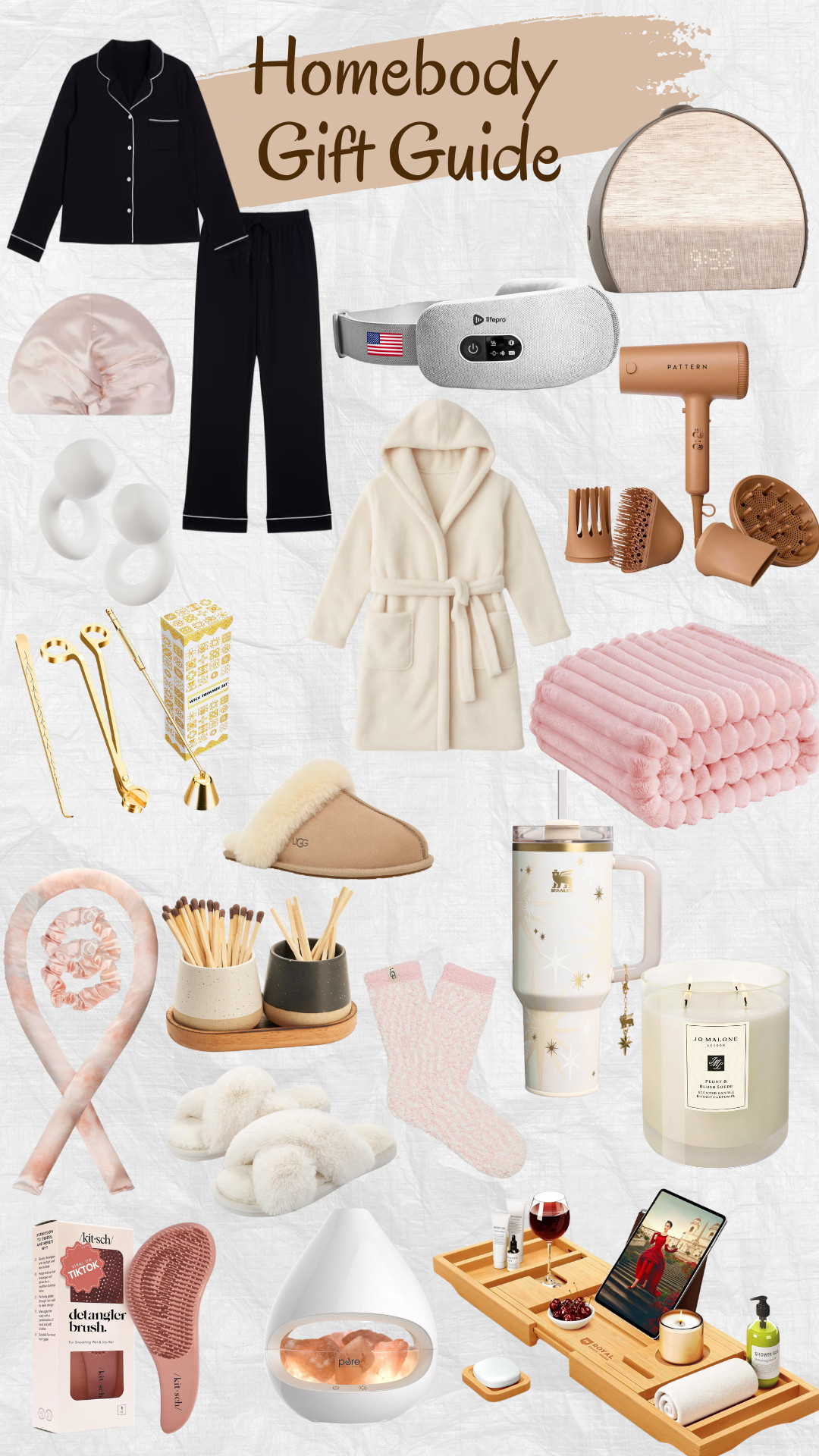 If you’re shopping for someone who loves staying in and getting cozy, this guide is literally perfect. These are all comfort-forward, chill-day essentials that make home feel even better. So easy to gift and honestly hard not to keep for yourself 😂


#HomebodyGifts #CozyVibes #HolidayGiftGuide #LTKHoliday #GiftIdeas #LTKFinds 

 #LTKGiftGuide #LTKHoliday #LTKselfcare