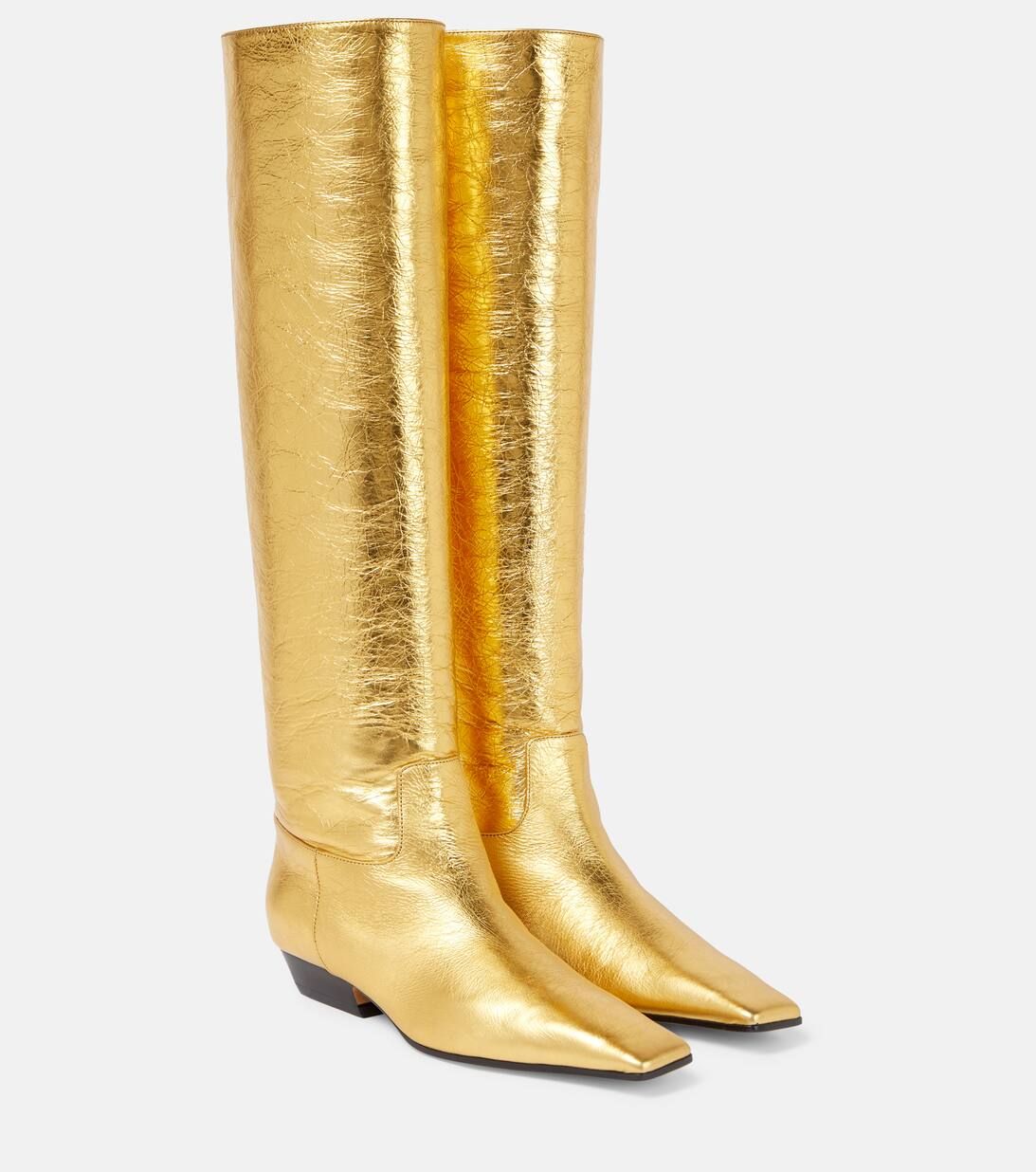 Marfa metallic leather knee-high boots | Mytheresa (US/CA)