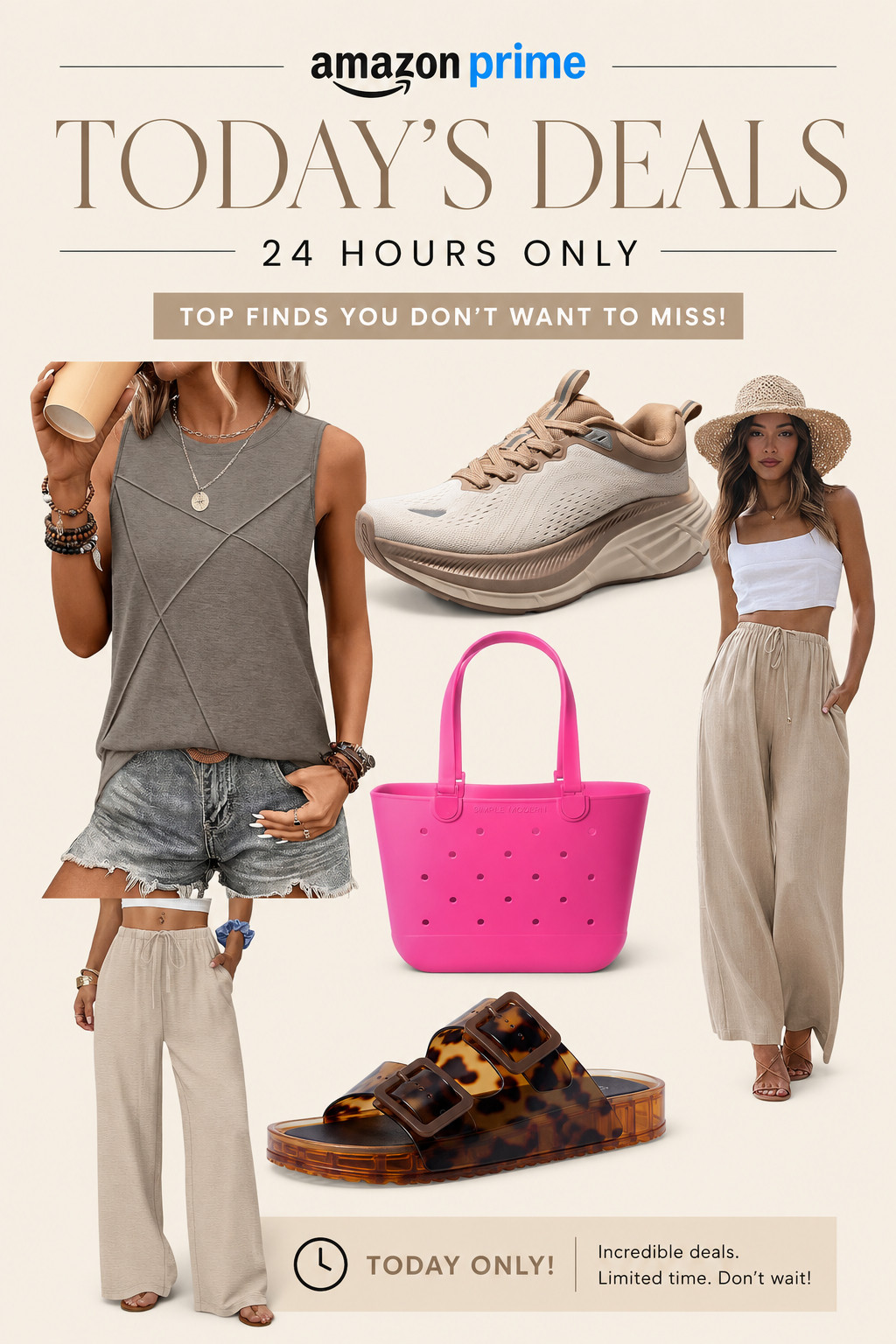 🚨 TODAY ONLY 🚨

These Amazon finds are on major sale right now, and one of my favorite summer essentials is just $7! 🤯

From comfy wide-leg pants and everyday tanks to the cutest jelly sandals, tote bags, and walking shoes, these are the deals I'm adding to cart before they're gone. 🛍️✨

Shop now before prices go back up! 🤍 #AmazonDeals #LTKSale 

 #LTKootd