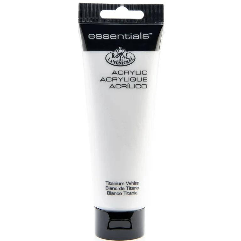 Royal & Langnickel Essentials 120ml Acrylic Paint Tube - Titanium White | Walmart (US)