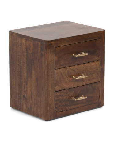 18x14x18 Solid Wood Luca Nightstand | TJ Maxx