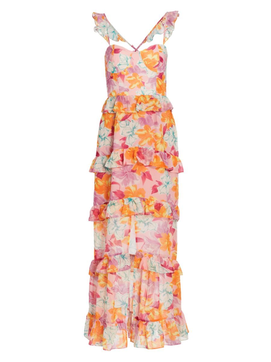Wayf With Love Tiered Maxi Dress | Saks Fifth Avenue
